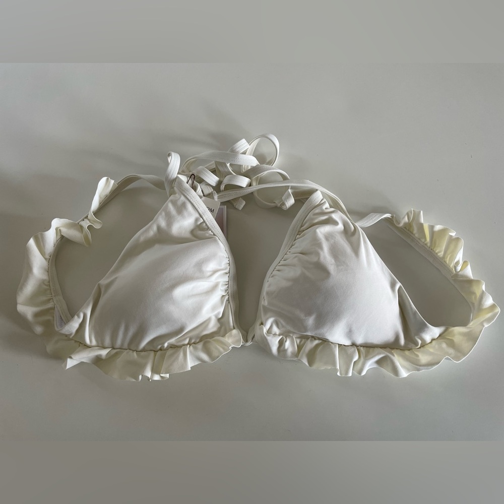 NWT Chelsea28 Nordstrom Ruffle Bikini Top